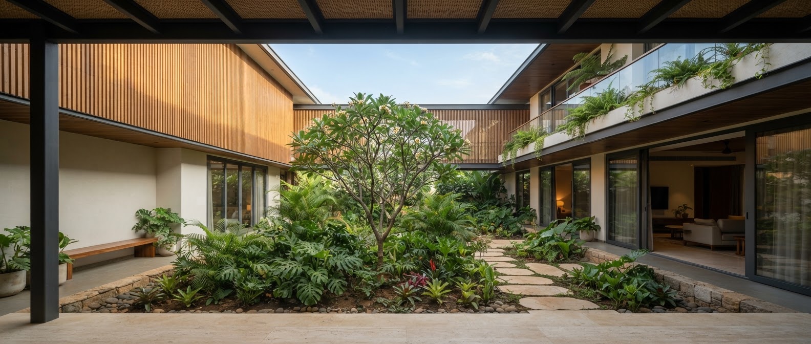 Central Light Court & Garden Pavilion